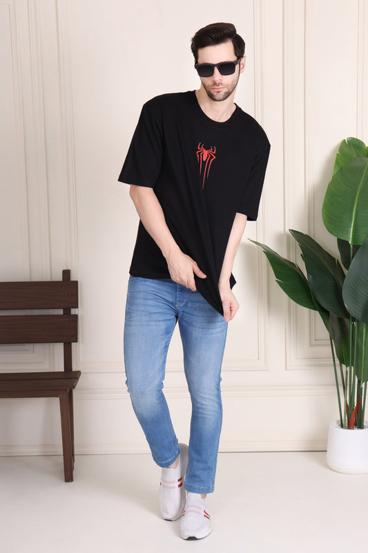 PRINTFUSION™ Spider-Man Premium French Terry 100% Cotton T-Shirt