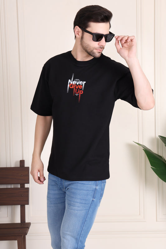 PRINTFUSION™ Premium French Terry 100% Cotton GYM T-Shirt