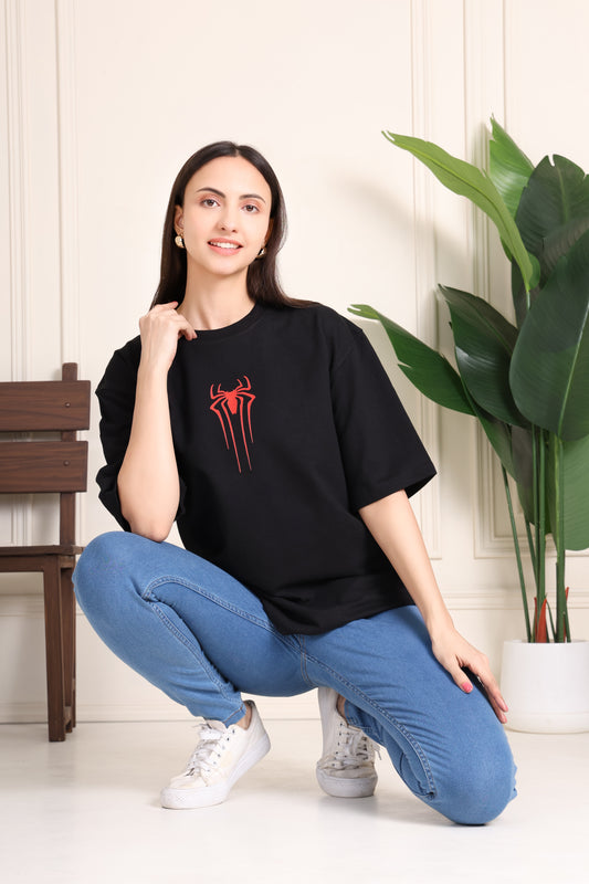 PRINTFUSION™ Spider-Man Premium French Terry 100% Cotton T-Shirt